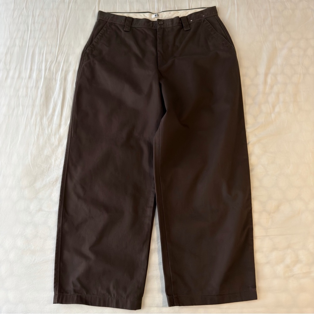 UNIQLO Wide Leg Chino Pants